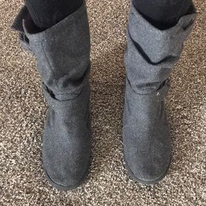 Grey Boots